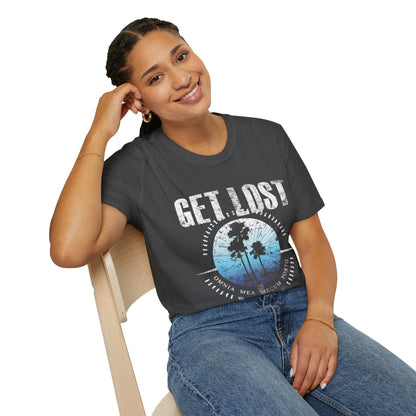 GET LOST Blue Sky Unisex Softstyle T-Shirt