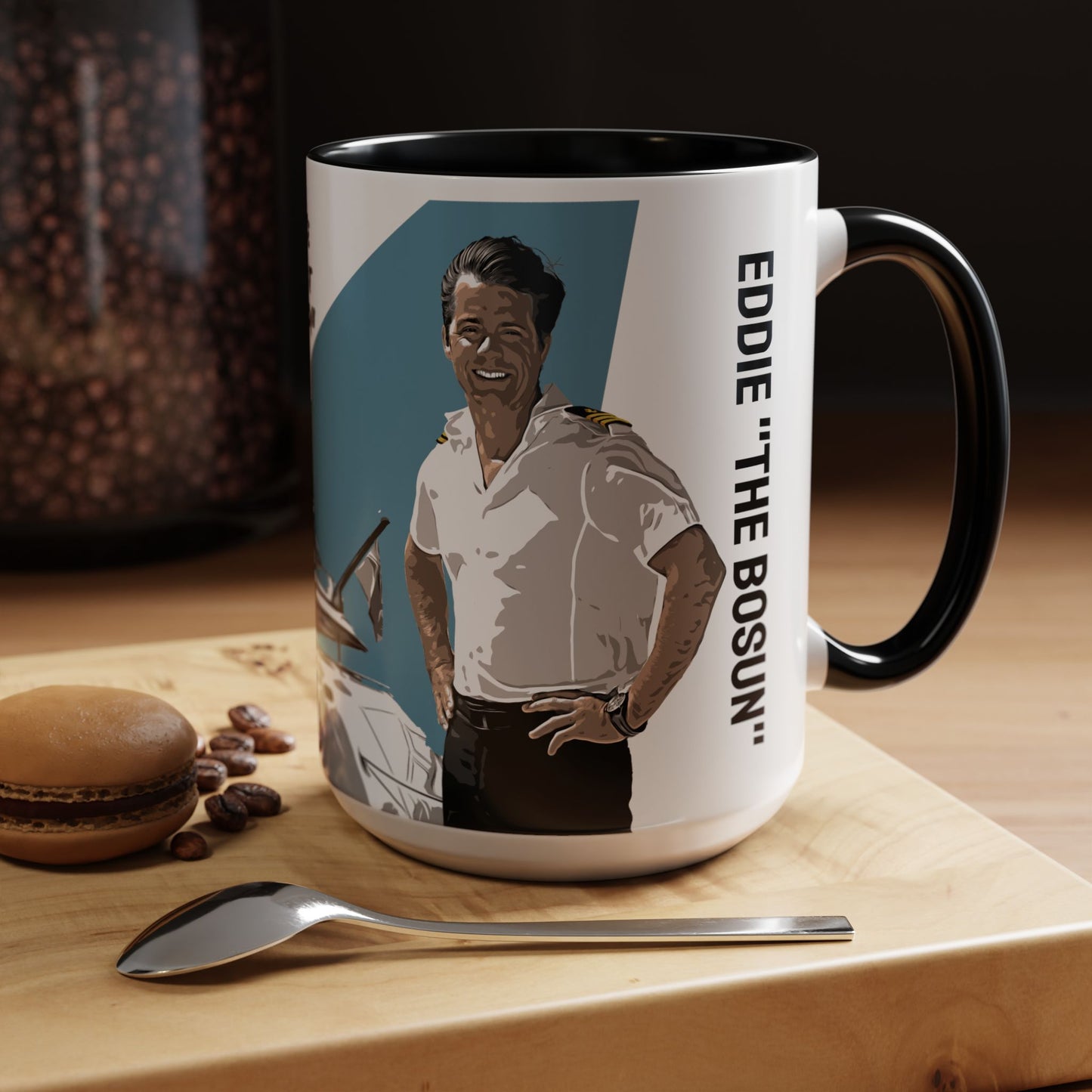 Eddie Accent Mug (Black)15oz