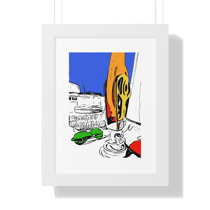 Pulley Framed Poster