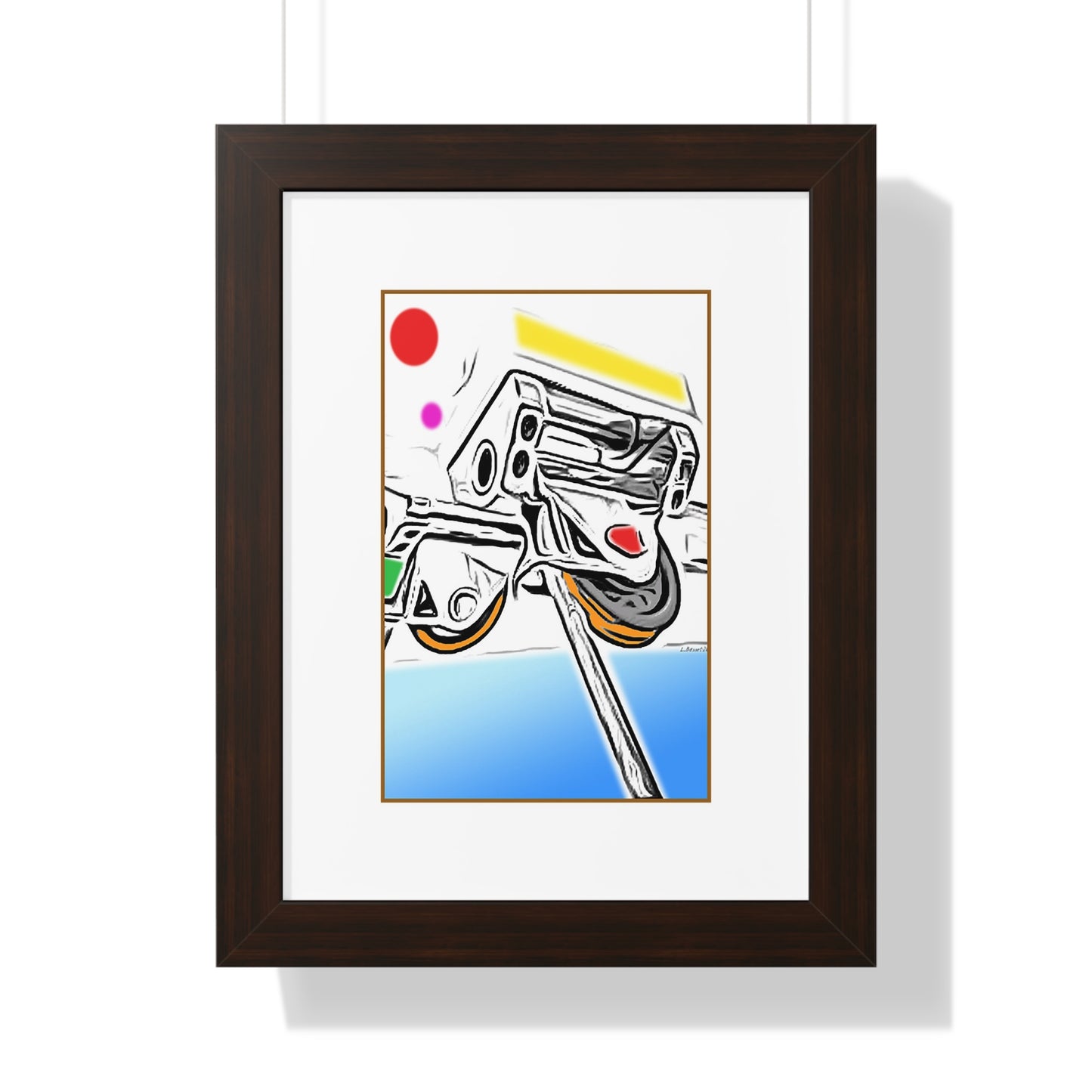 Pulley Framed Poster