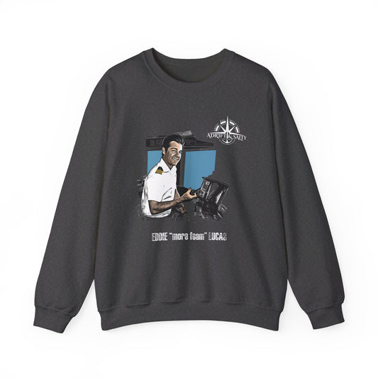 Eddie "more foam" Unisex Heavy Blend Crewneck Sweatshirt