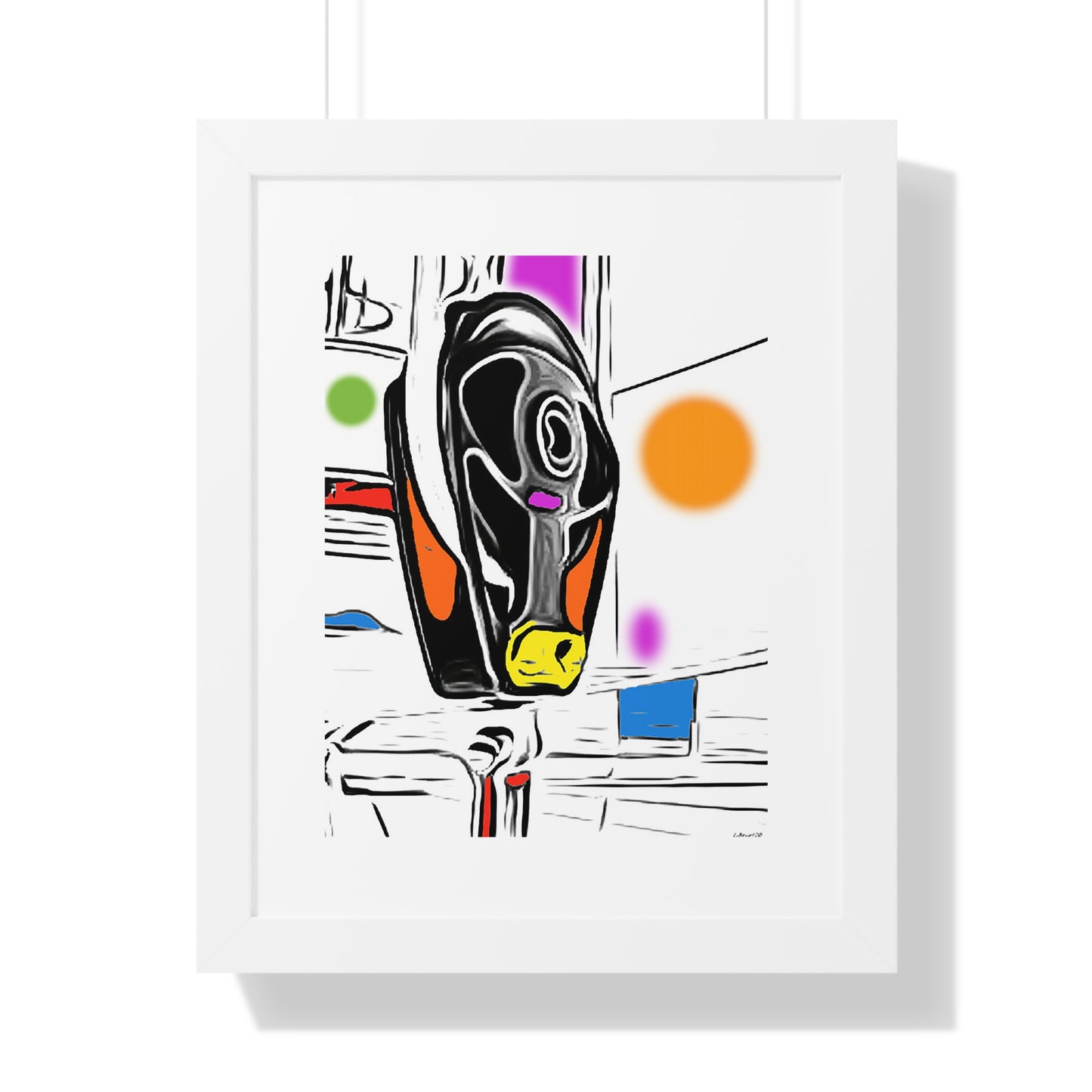 PIII Pulley Framed Poster