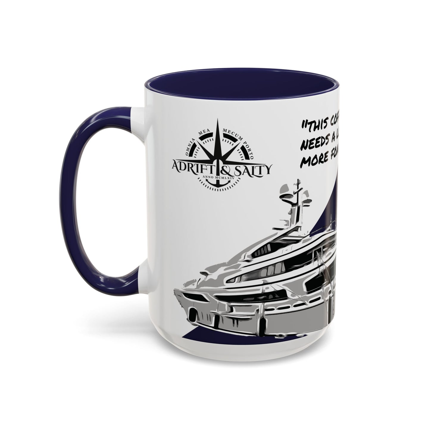 Eddie Accent Mug (Navy)15oz