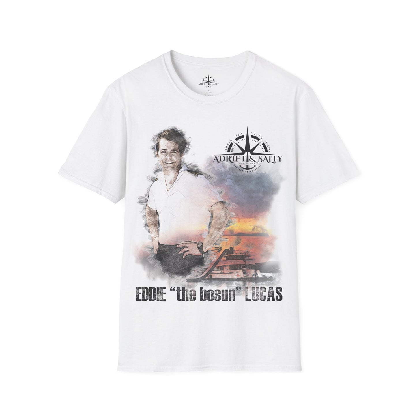 Eddie "the bosun" Sketch Softstyle T-Shirt