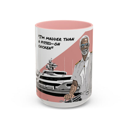 Captain Lee "Pissed-on Chicken" Mug (Pink) 15oz