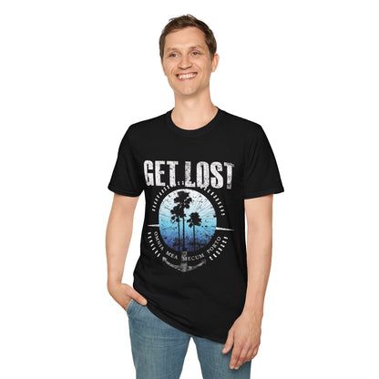 GET LOST Blue Sky Unisex Softstyle T-Shirt