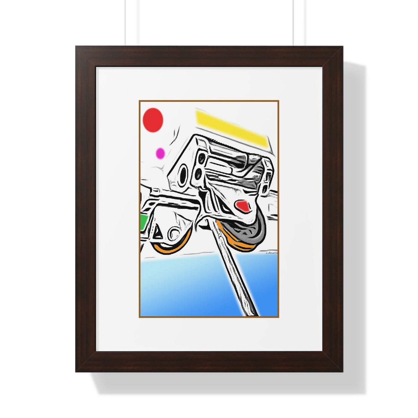 Pulley Framed Poster