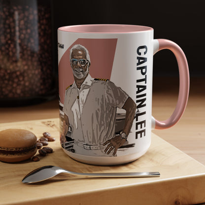 Captain Lee "Pissed-on Chicken" Mug (Pink) 15oz