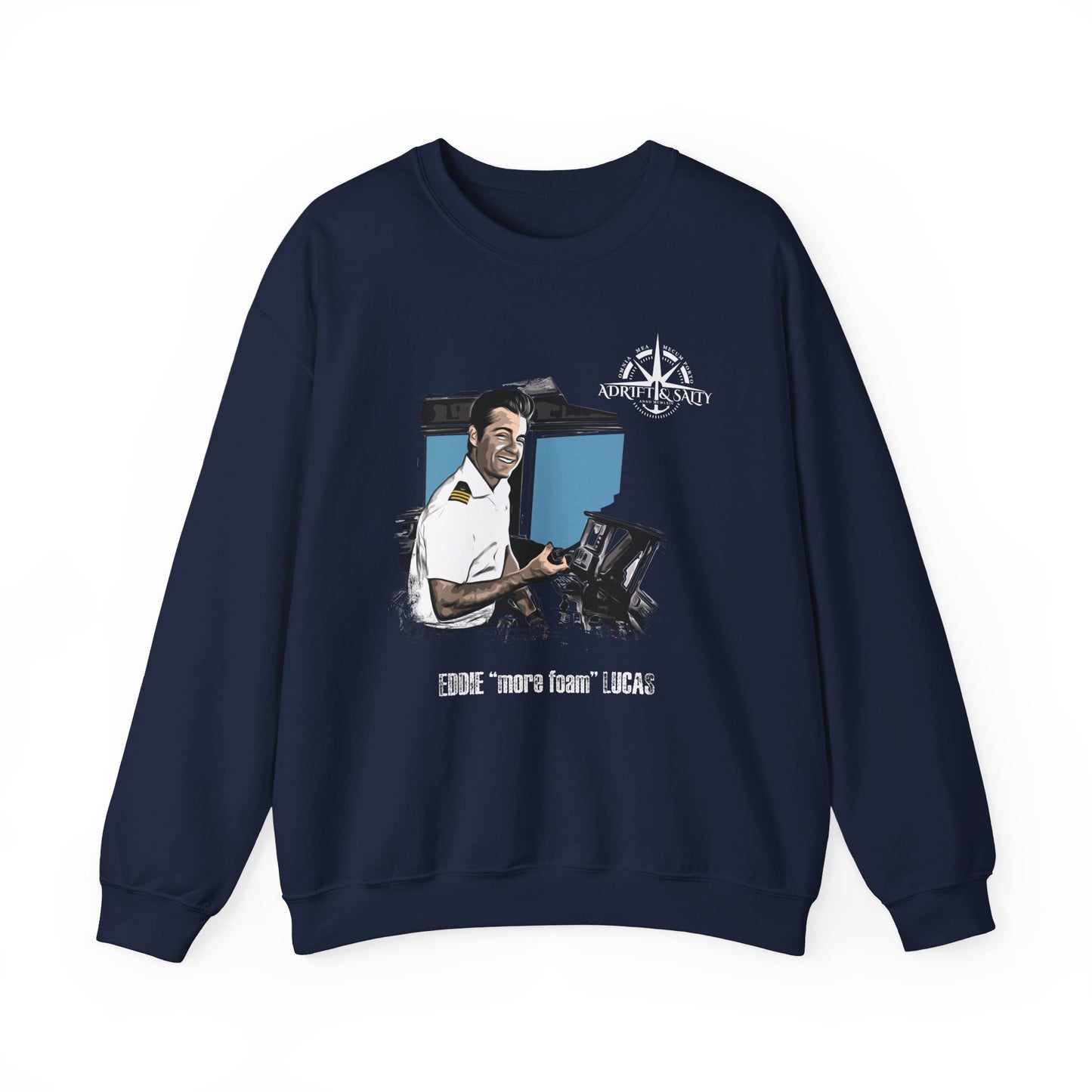 Eddie "more foam" Unisex Heavy Blend Crewneck Sweatshirt