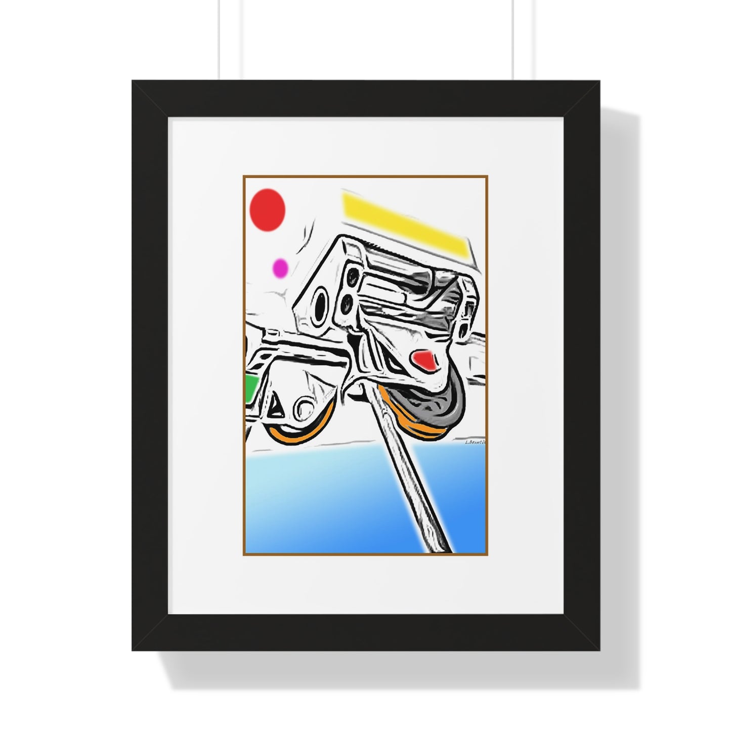 Pulley Framed Poster