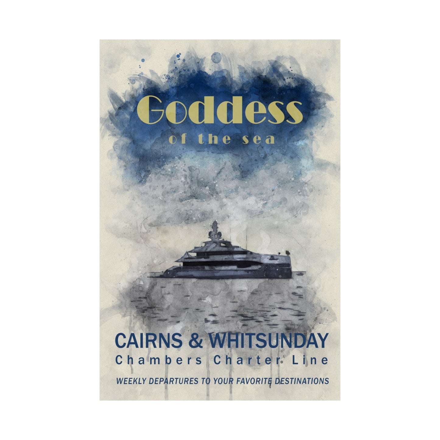 Goddess of the Sea Matte Poster