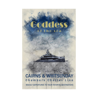 Goddess of the Sea Matte Poster