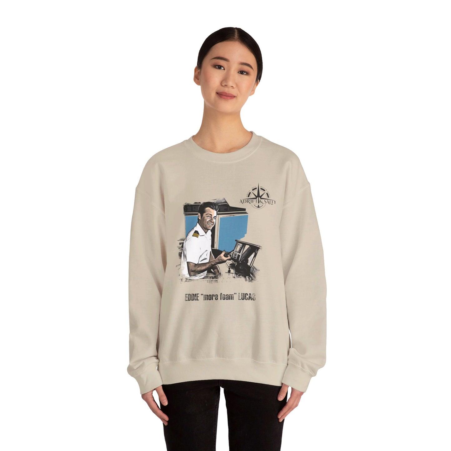 Eddie "more foam" Unisex Heavy Blend Crewneck Sweatshirt