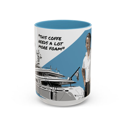 Eddie Accent Mug (Blue)15oz