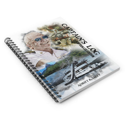 Captain Lee Captain's Log Spiral Notebook - Ruled Line