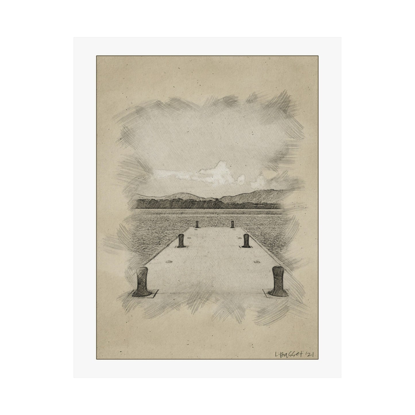 Pier to Destiny Matte Poster