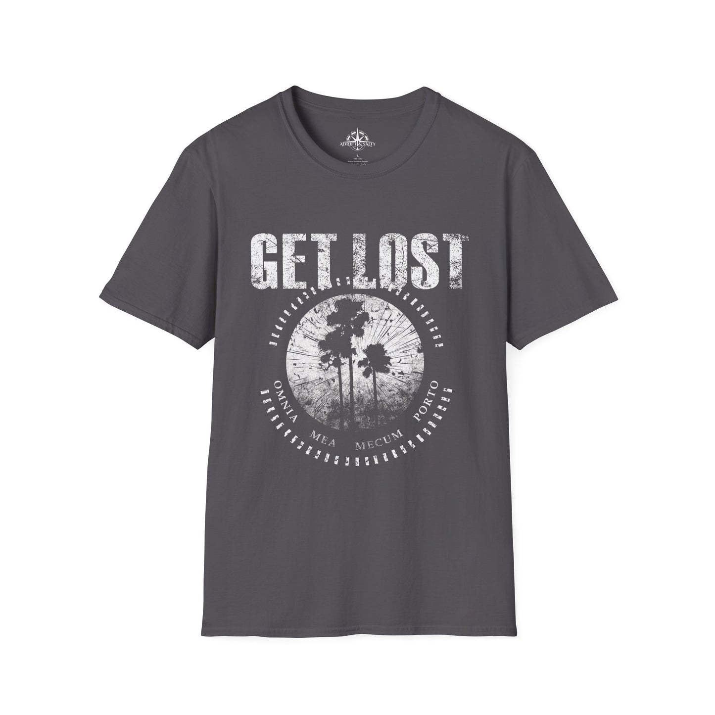 GET LOST BW Unisex Softstyle T-Shirt