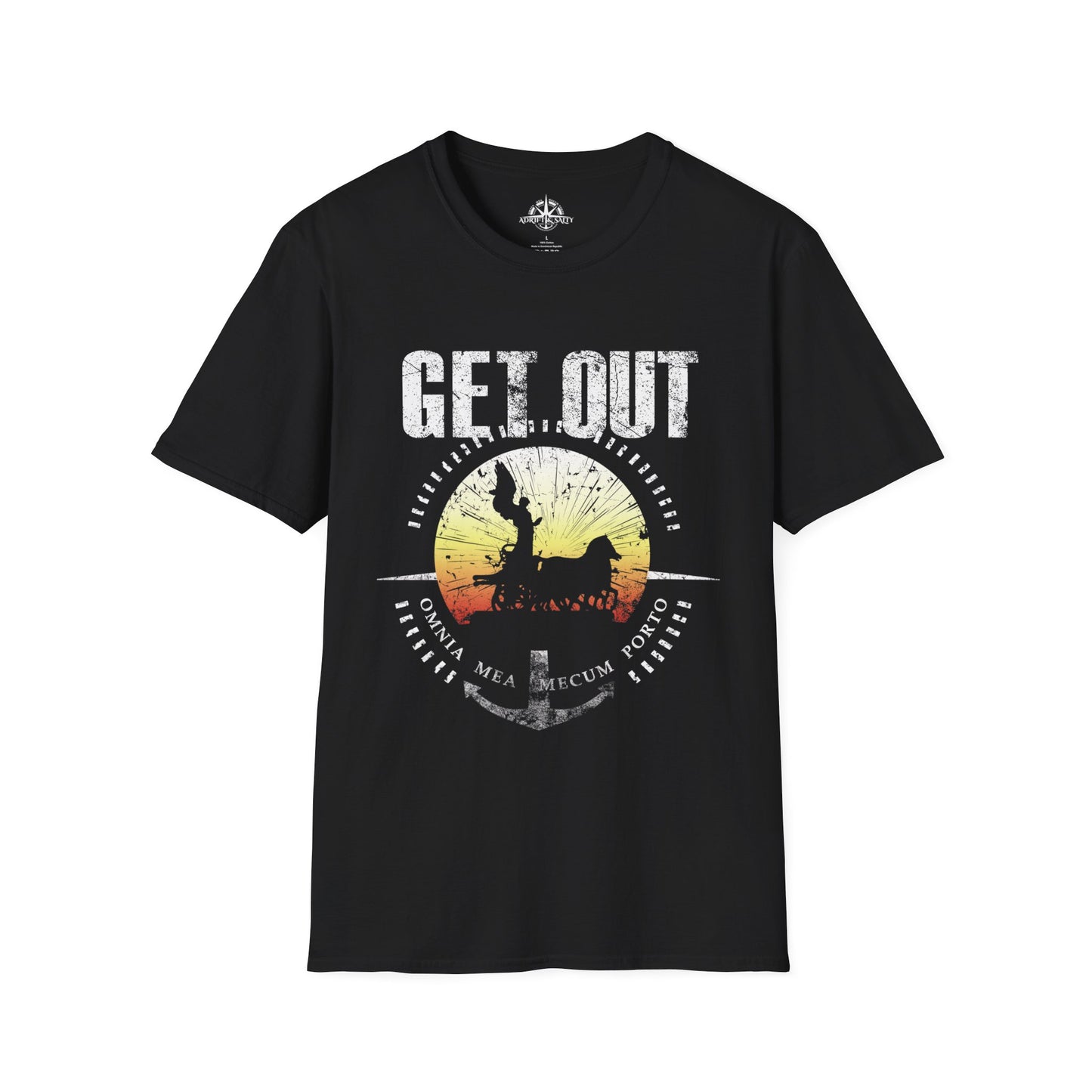 GET OUT Sunset Unisex Softstyle T-Shirt