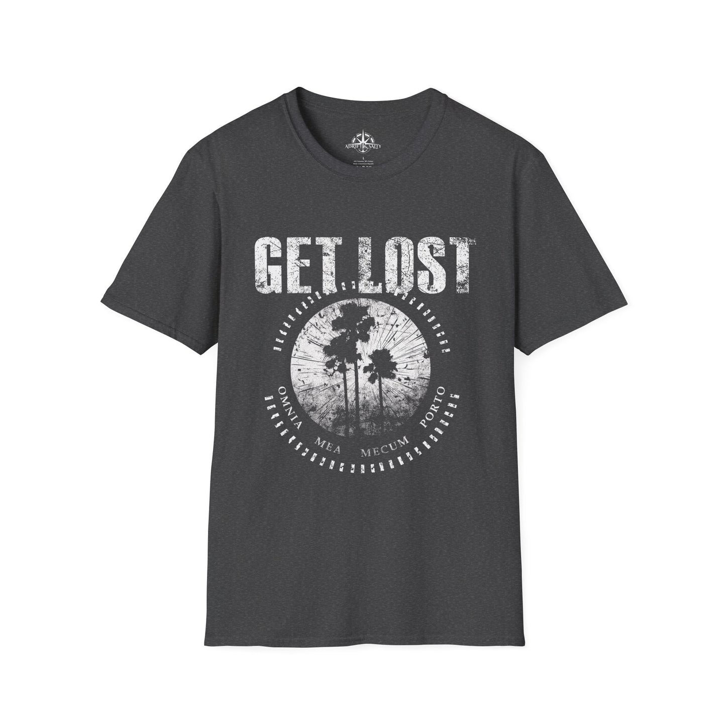 GET LOST BW Unisex Softstyle T-Shirt