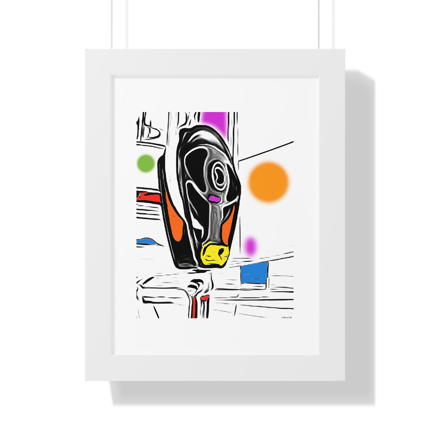 PIII Pulley Framed Poster