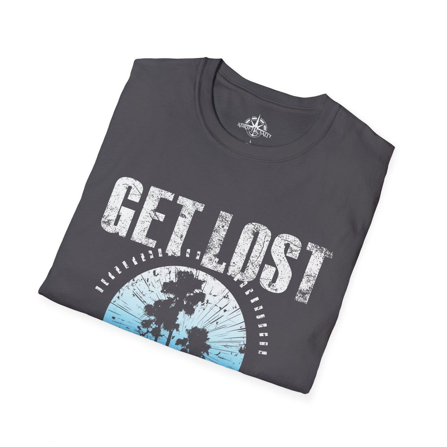 GET LOST Blue Sky Unisex Softstyle T-Shirt