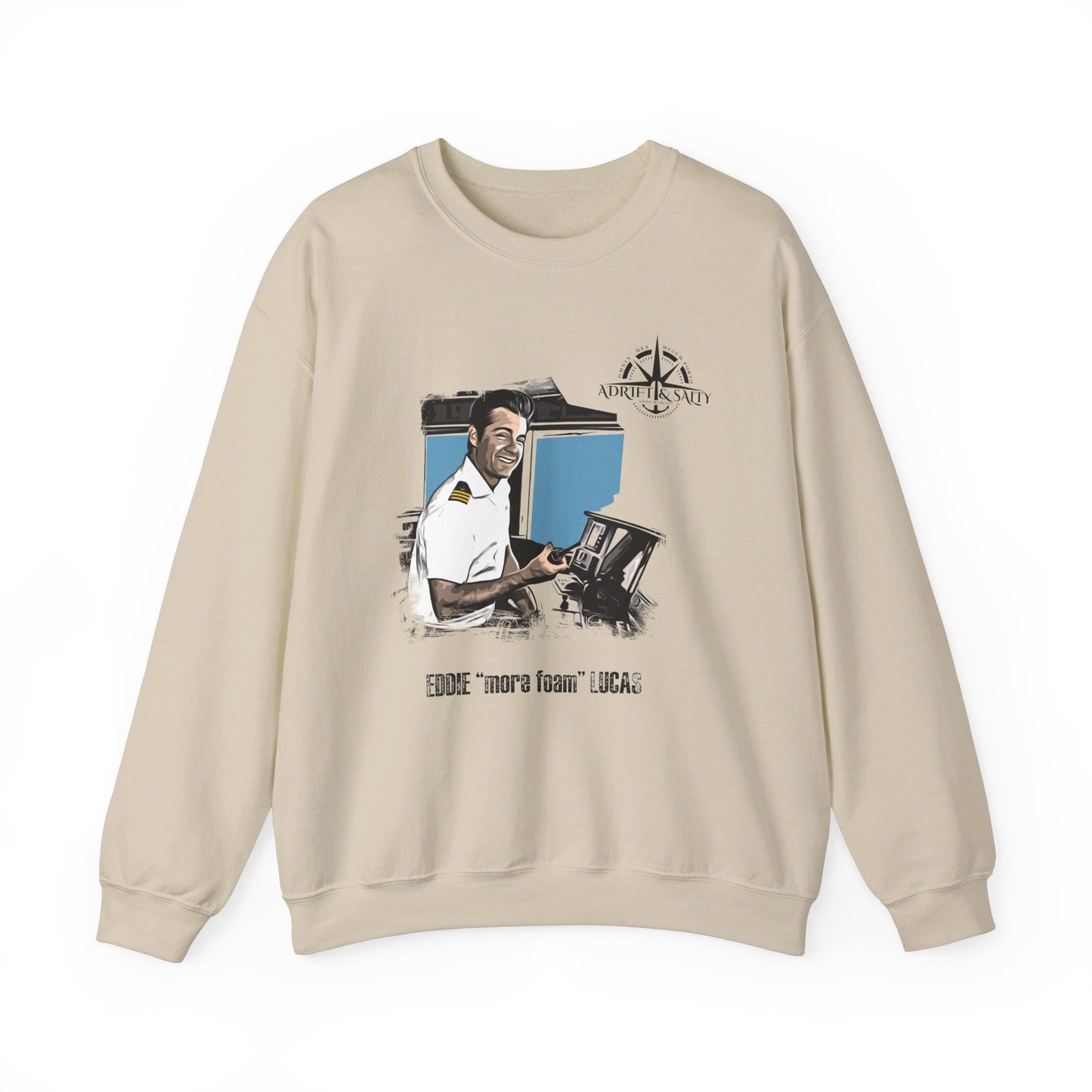 Eddie "more foam" Unisex Heavy Blend Crewneck Sweatshirt