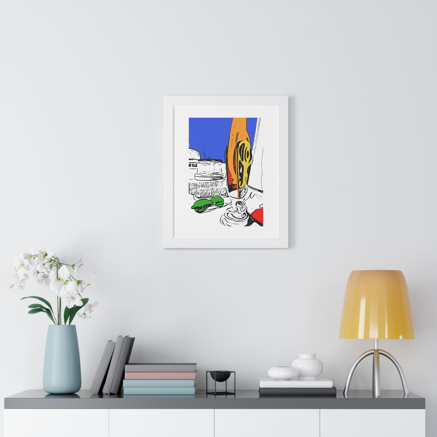 Pulley Framed Poster