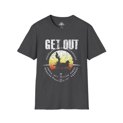 GET OUT Sunset Unisex Softstyle T-Shirt