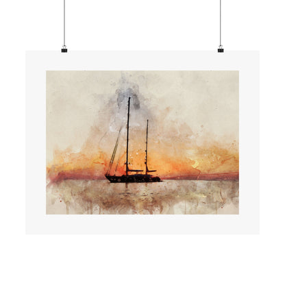 PIII Sunset Matte Poster