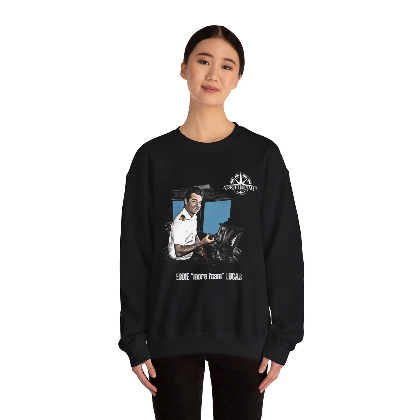 Eddie "more foam" Unisex Heavy Blend Crewneck Sweatshirt