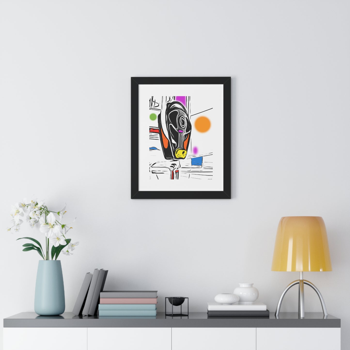 PIII Pulley Framed Poster