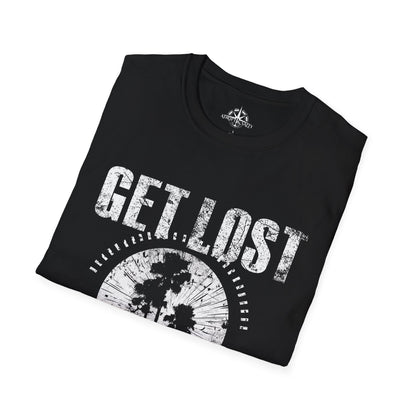 GET LOST BW Unisex Softstyle T-Shirt