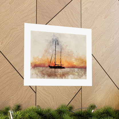 PIII Sunset Matte Poster