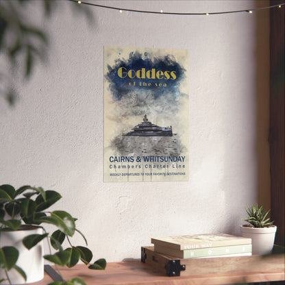 Goddess of the Sea Matte Poster