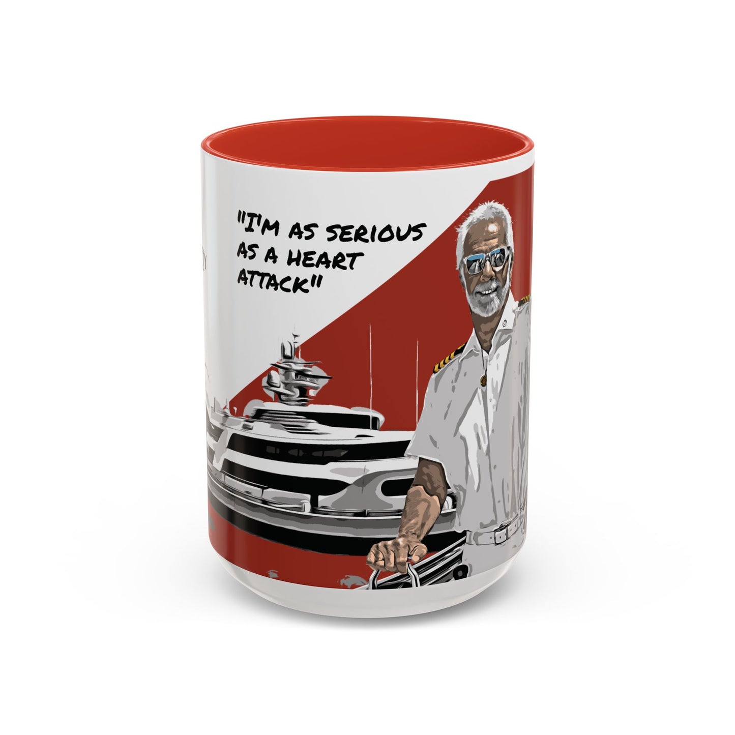 Captain Lee "Heart Attack" Mug (Red) 15oz