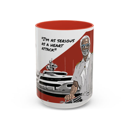 Captain Lee "Heart Attack" Mug (Red) 15oz